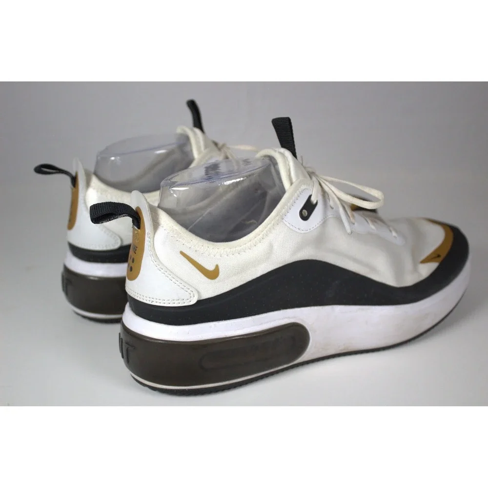 Nike Air Max Dia Icon Clash Womens Athletic Shoes White Black Gold Sneakers 11